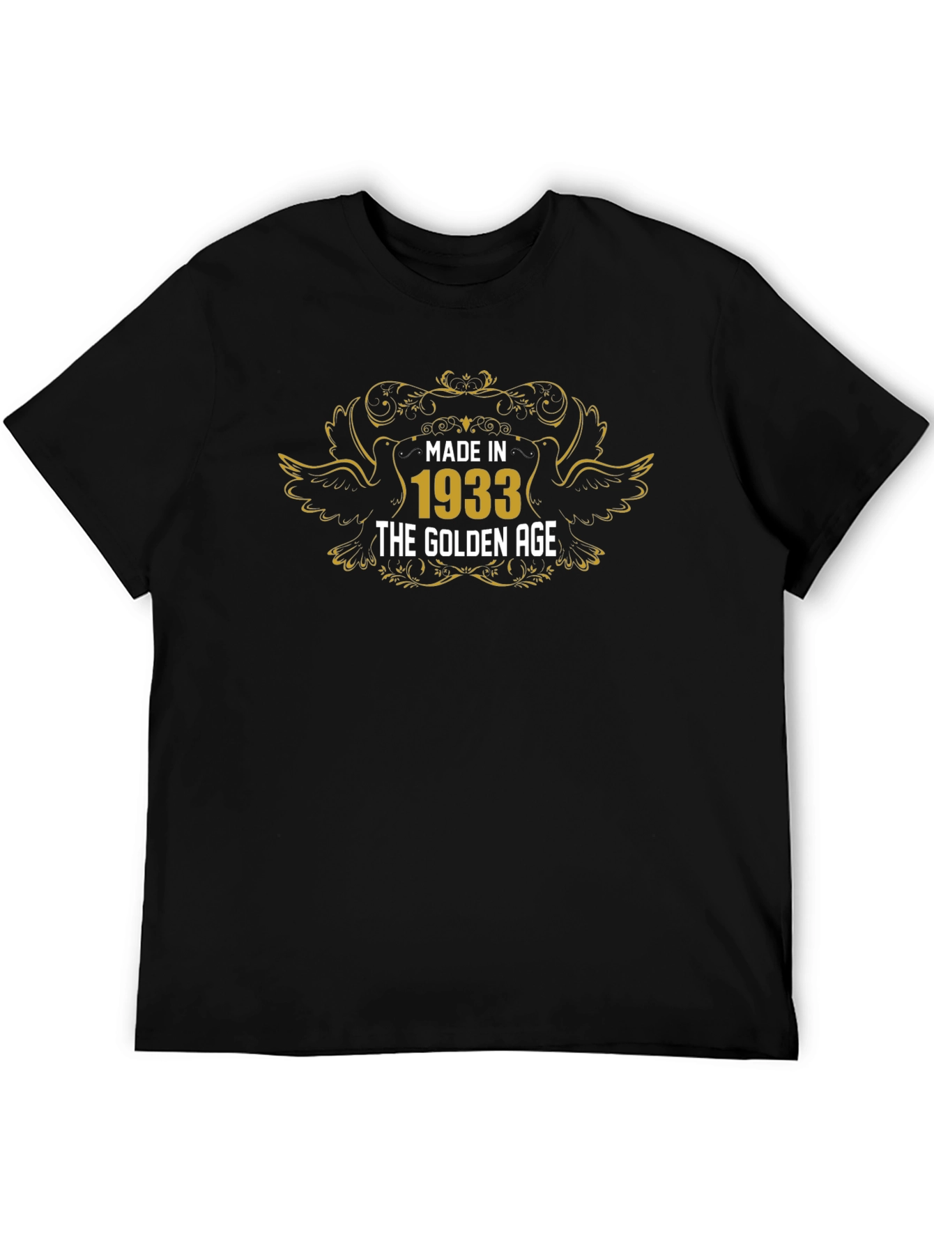 Made in 1933 Golden Age Black T-Shirt