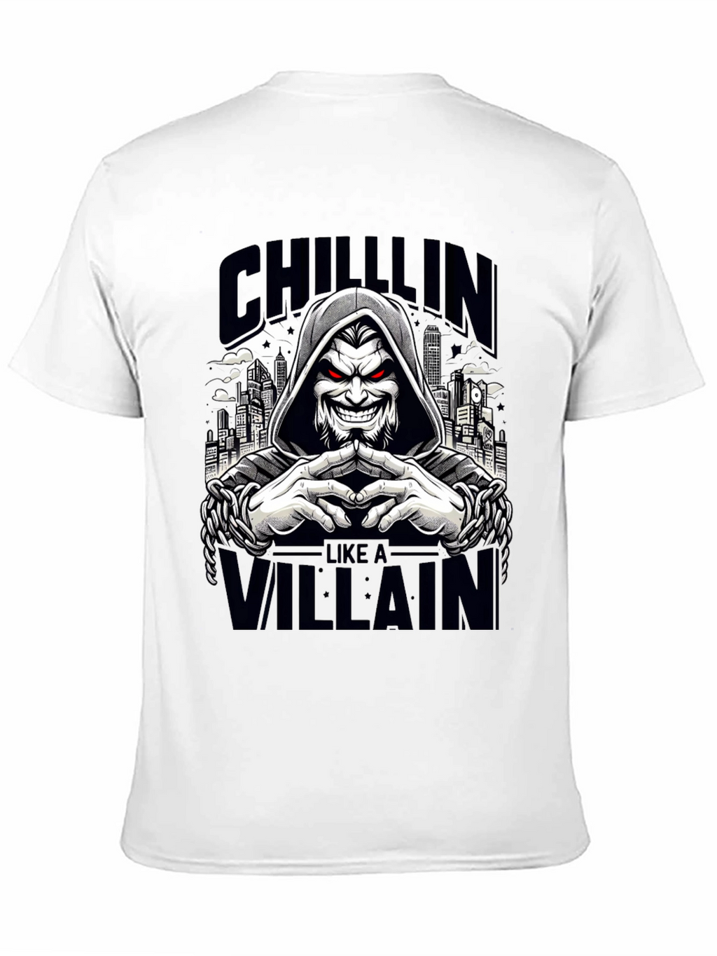 Chillin Like a Villain Graphic Tee - Black