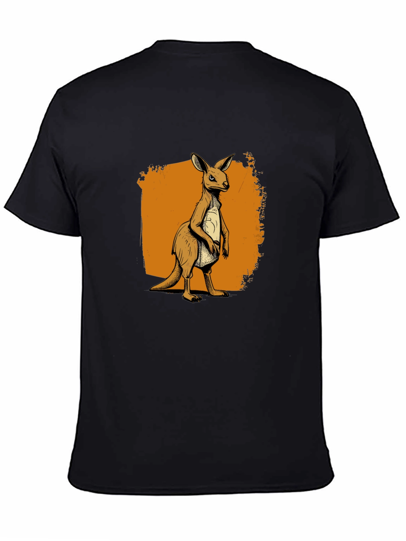 Kangaroo Graphic Tee - Classic Crew Neck