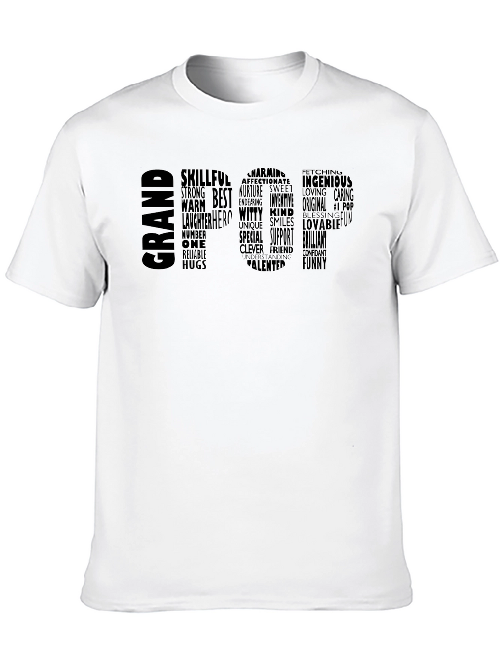 Grand Pop Word Art Graphic Tee