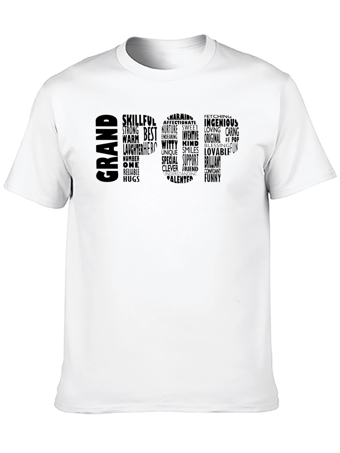 Grand Pop Word Art Graphic Tee