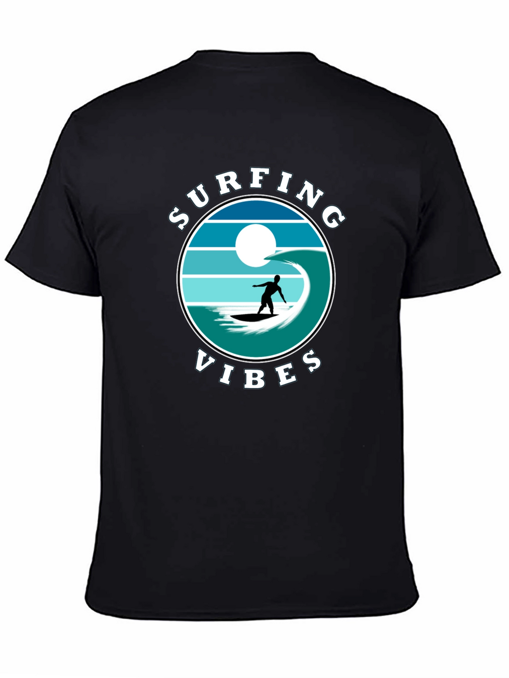 Surfing Vibes Graphic Tee - Beach Lifestyle Shirt