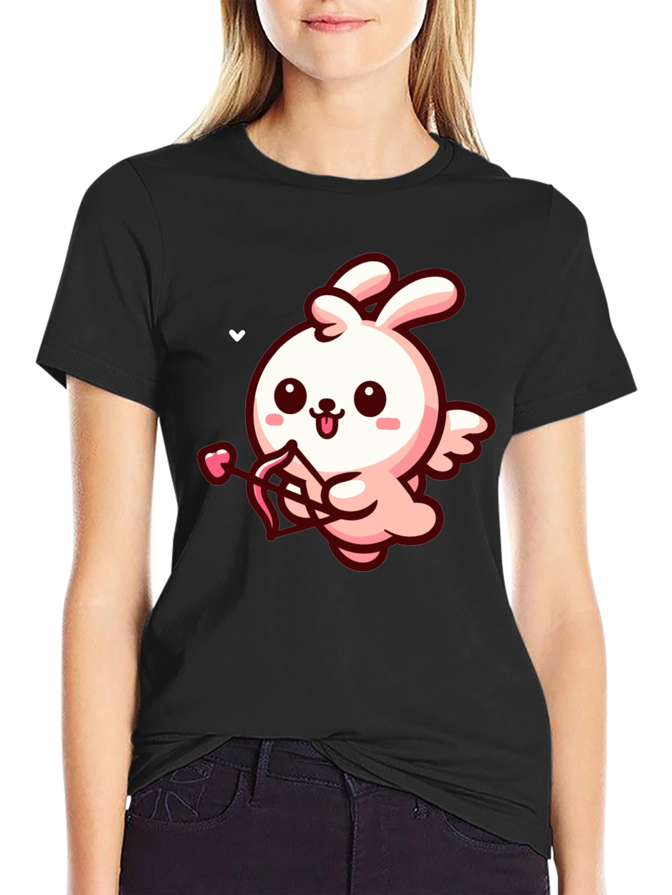 Bunny Cupid Graphic Tee