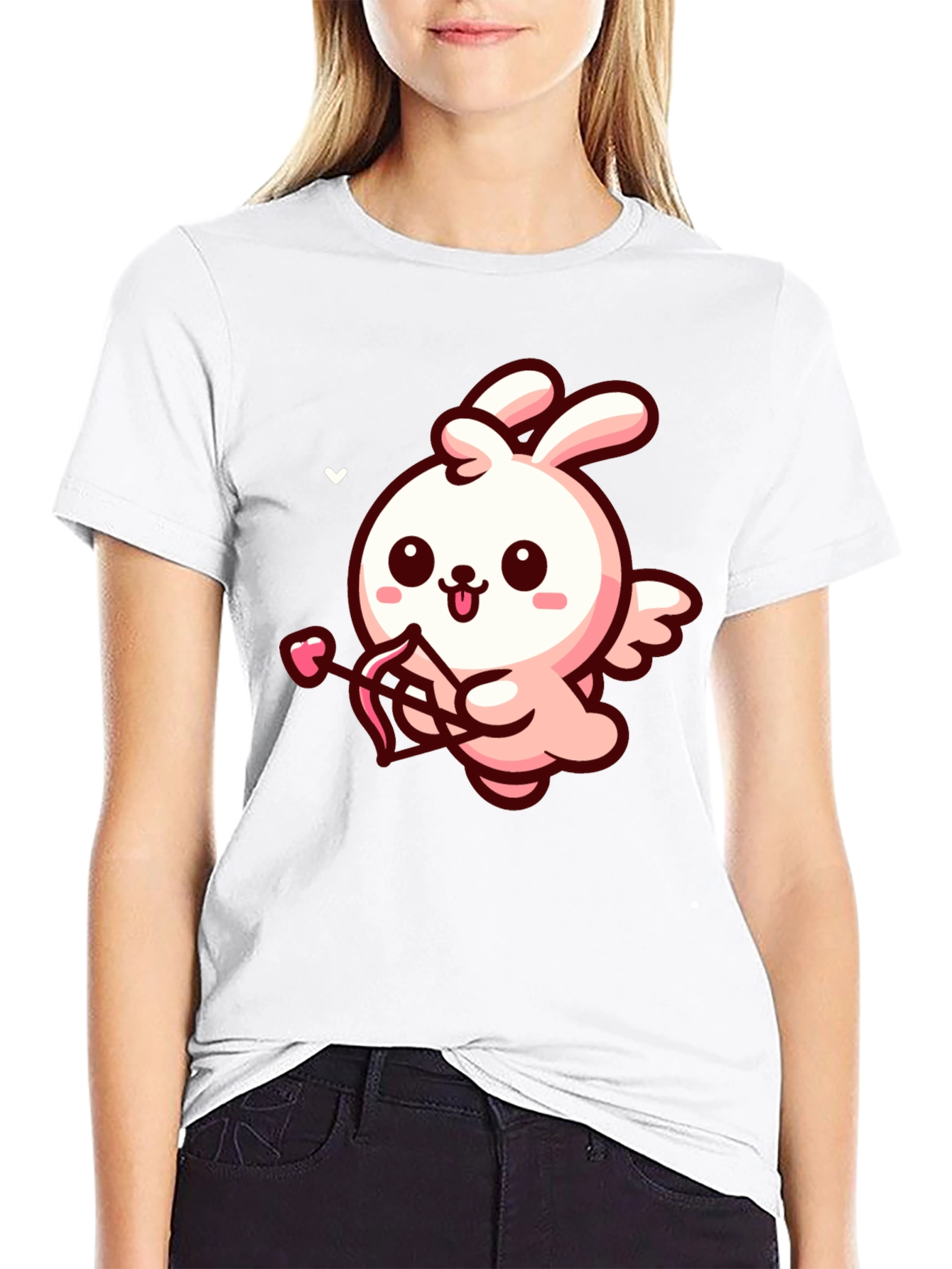 Bunny Cupid Graphic Tee