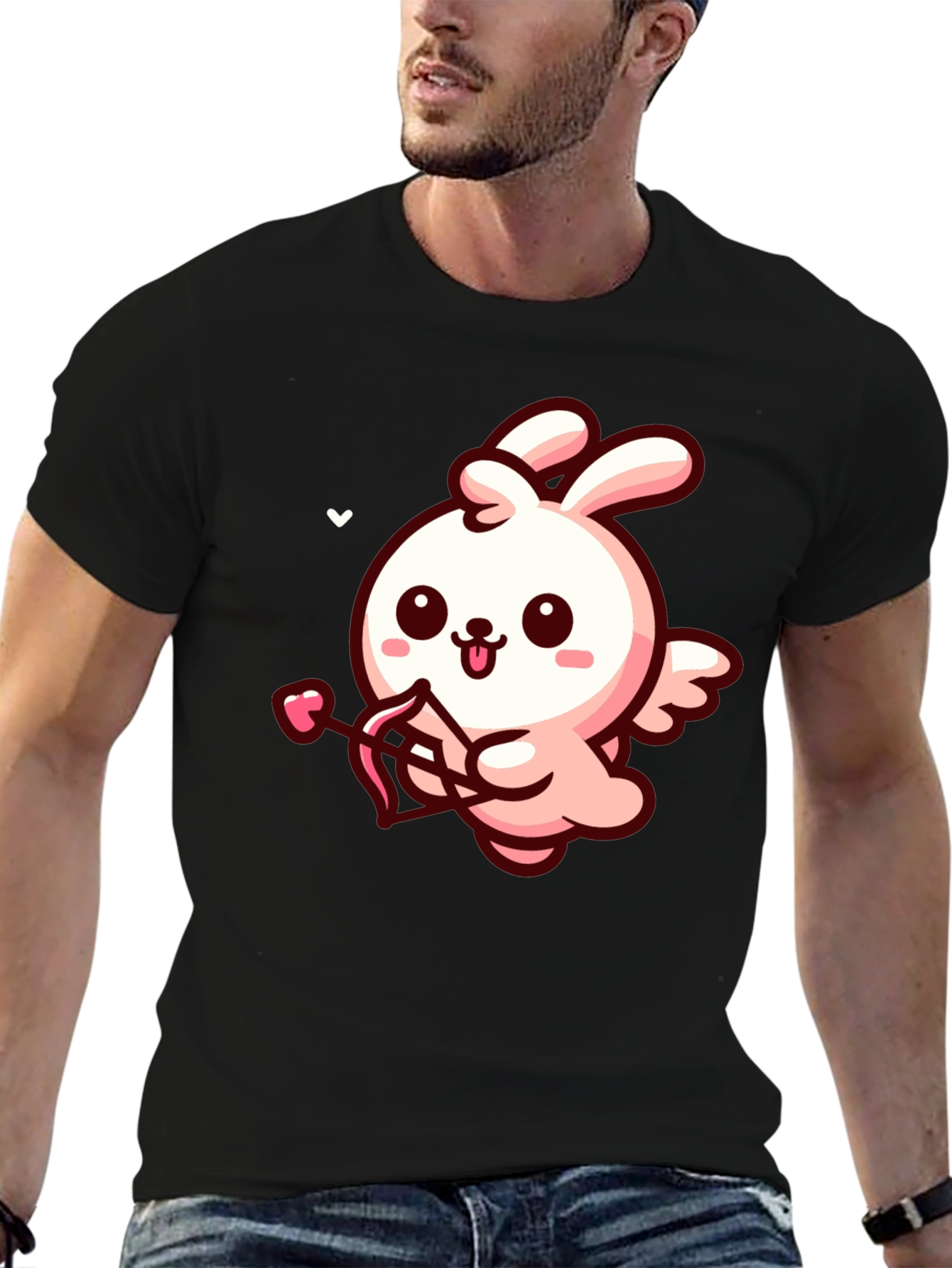 Bunny Cupid Graphic Tee