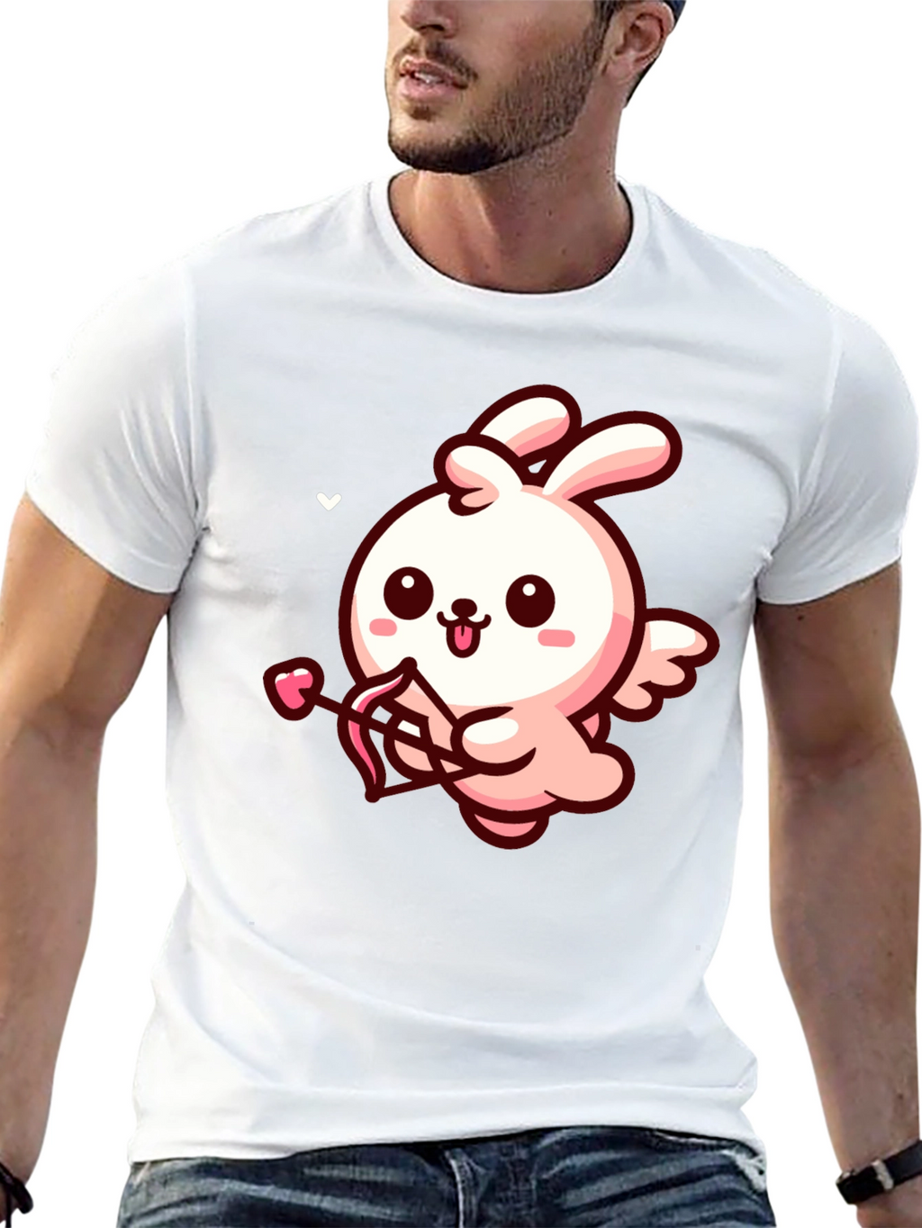 Bunny Cupid Graphic Tee