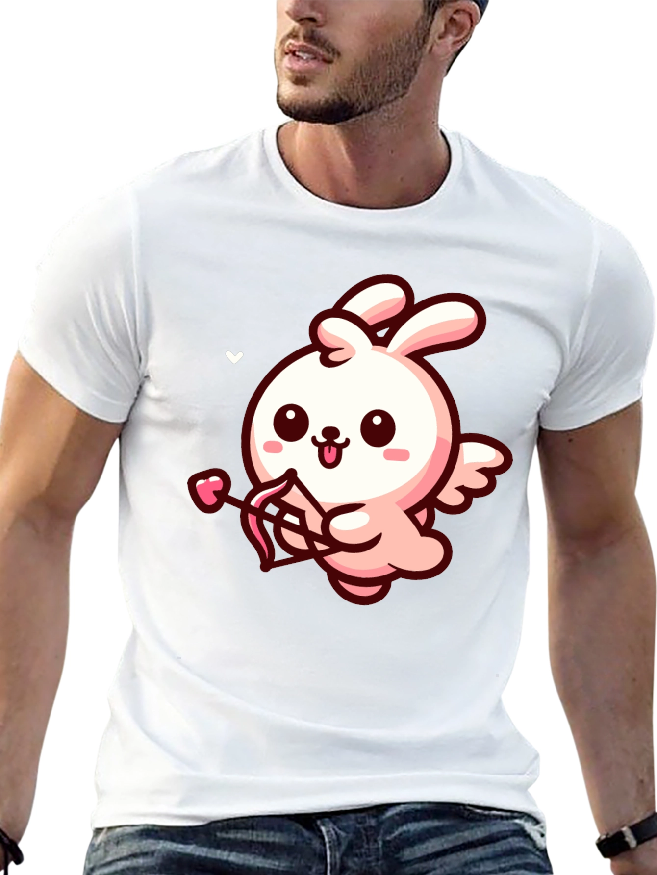 Bunny Cupid Graphic Tee