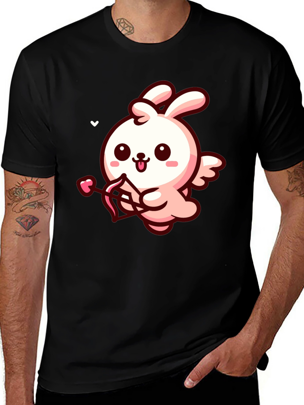 Bunny Cupid Graphic Tee