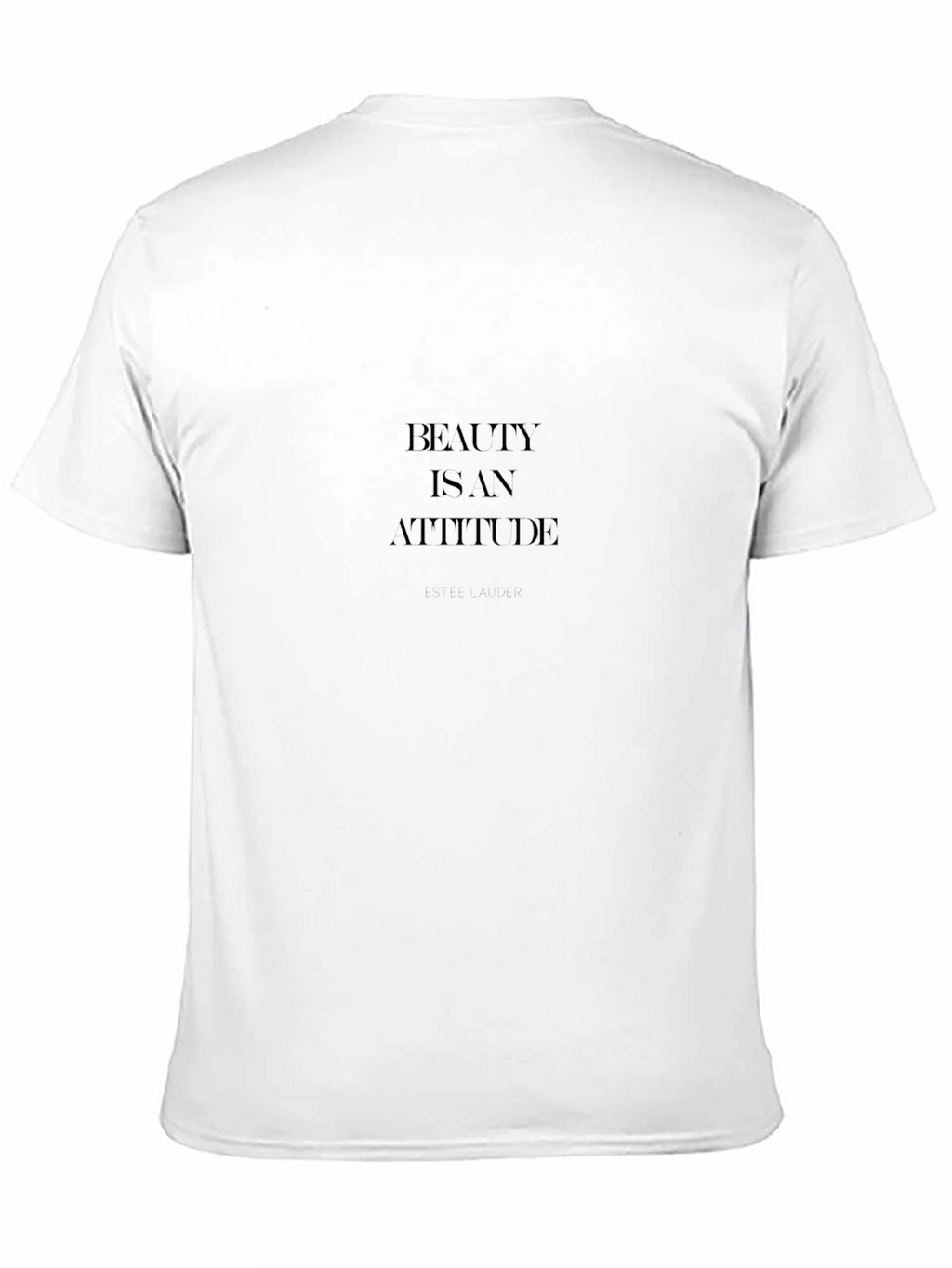 Beauty is an Attitude Black T-Shirt