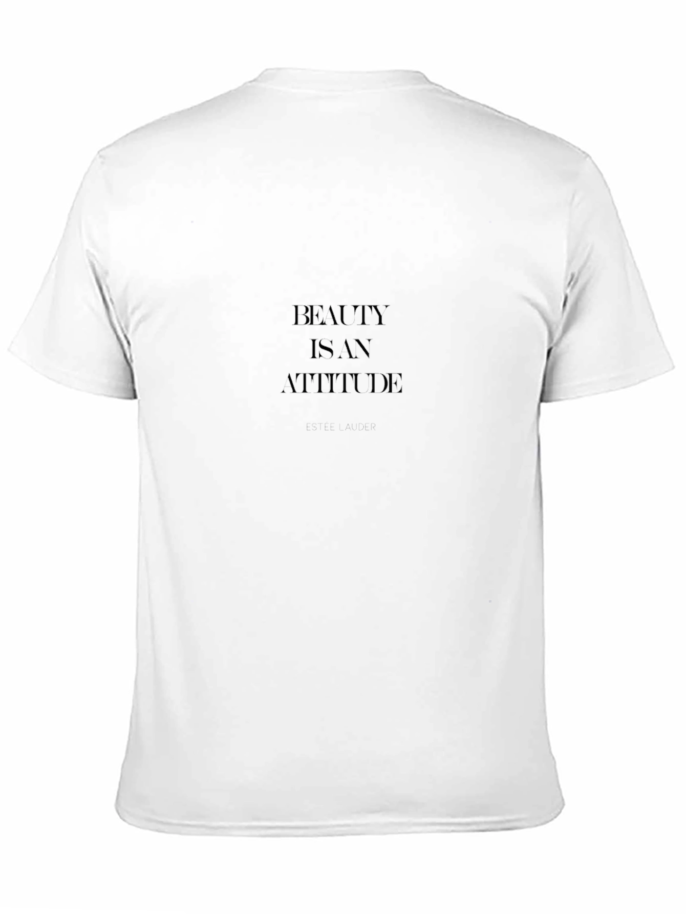 Beauty is an Attitude Black T-Shirt