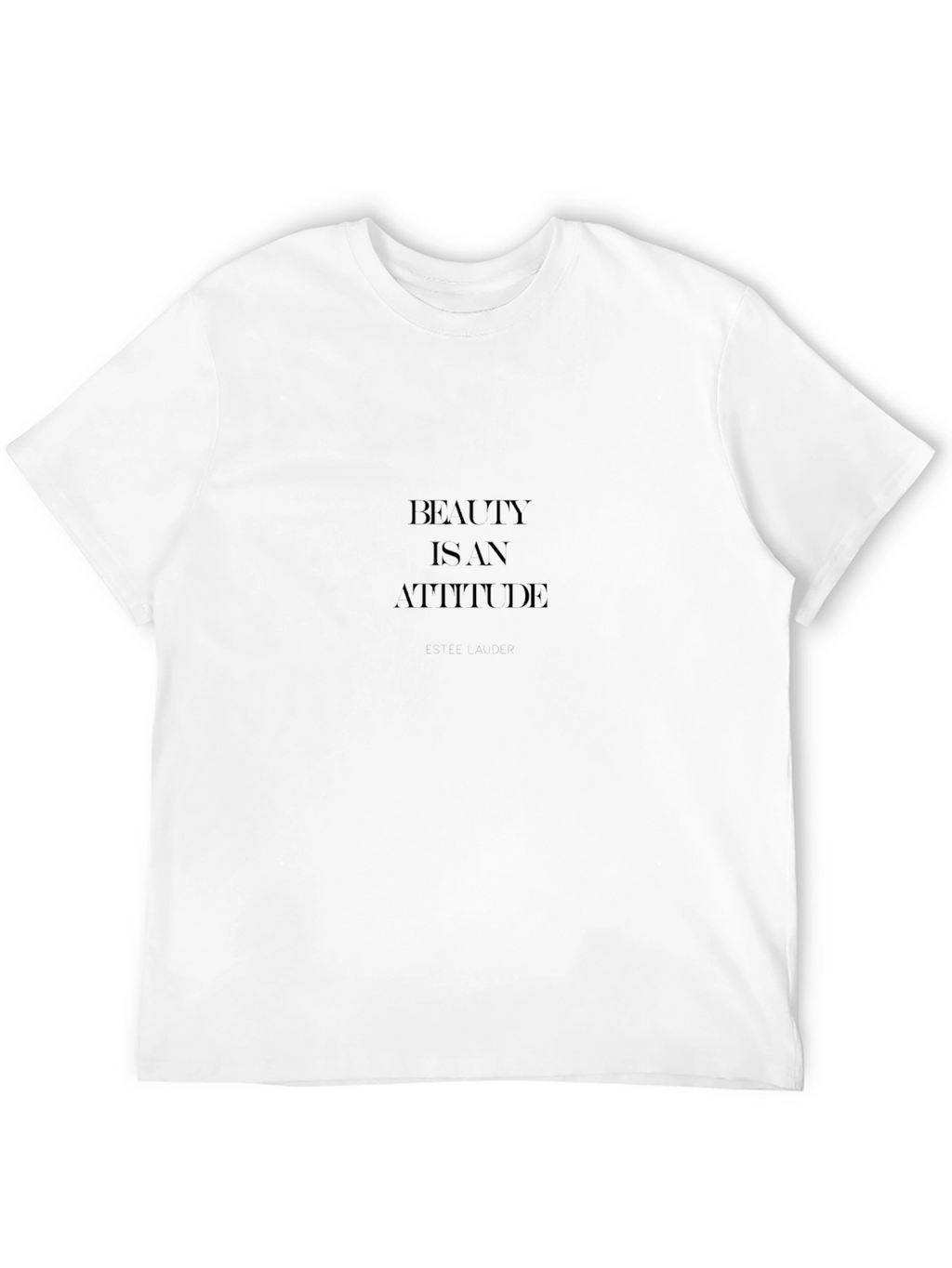 Beauty is an Attitude Black T-Shirt