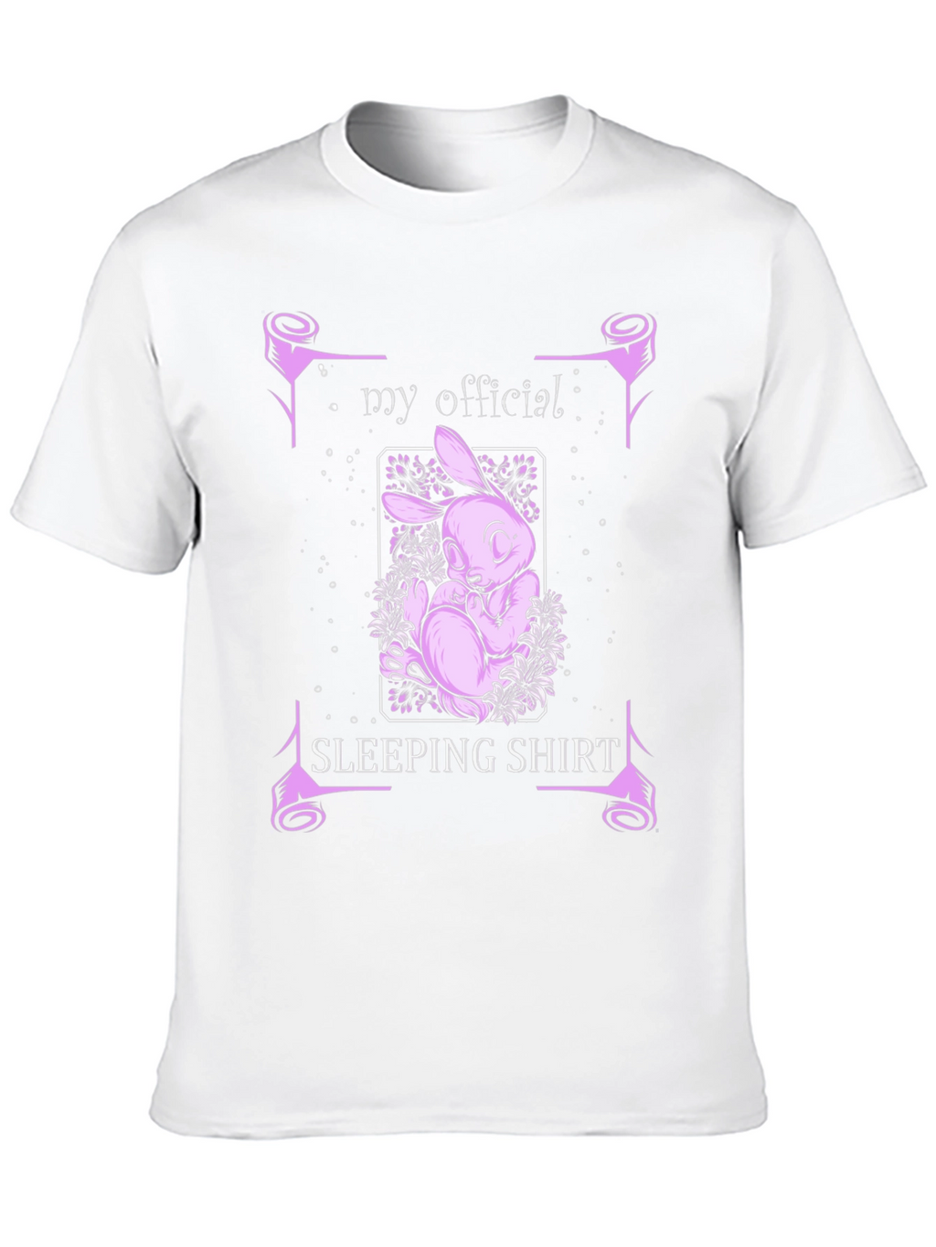My Official Sleeping Shirt - Bunny Graphic Tee