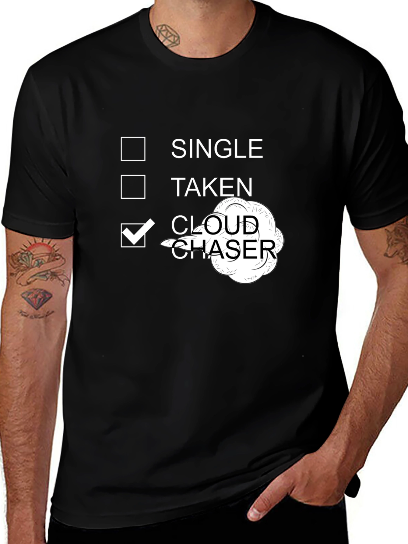 Cloud Chaser Novelty Graphic T-Shirt for Vape Enthusiasts