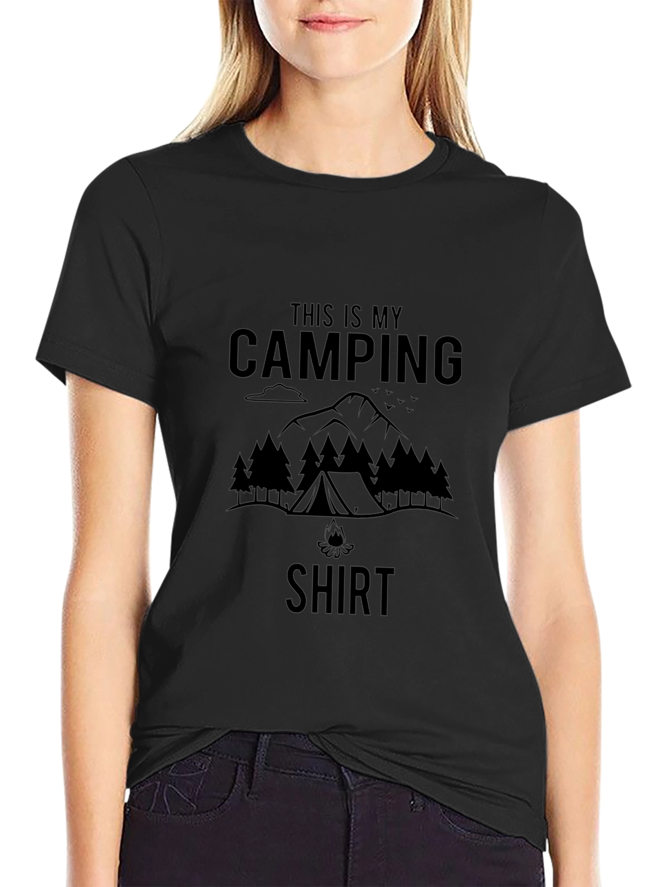 Camping Shirt - This is My Camping Shirt Graphic Tee