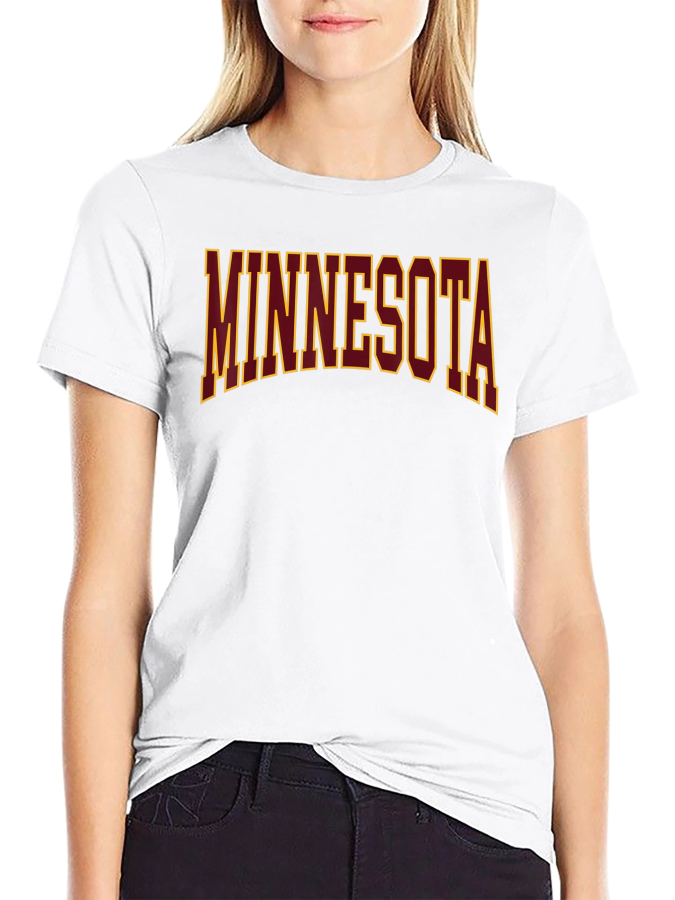 Minnesota T-Shirt Black Graphic Tee