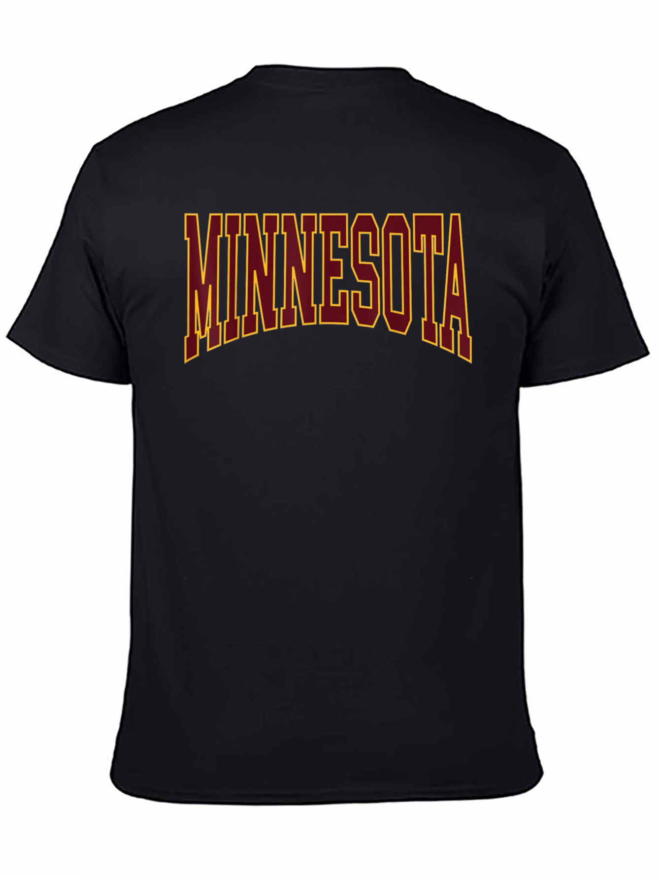 Minnesota T-Shirt Black Graphic Tee