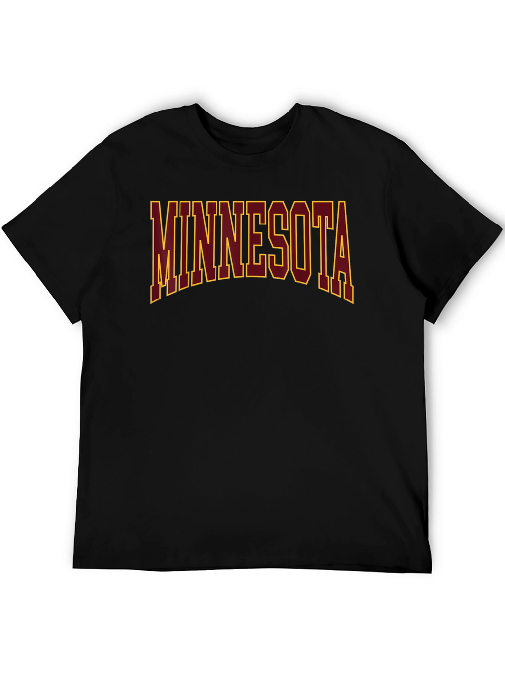 Minnesota T-Shirt Black Graphic Tee