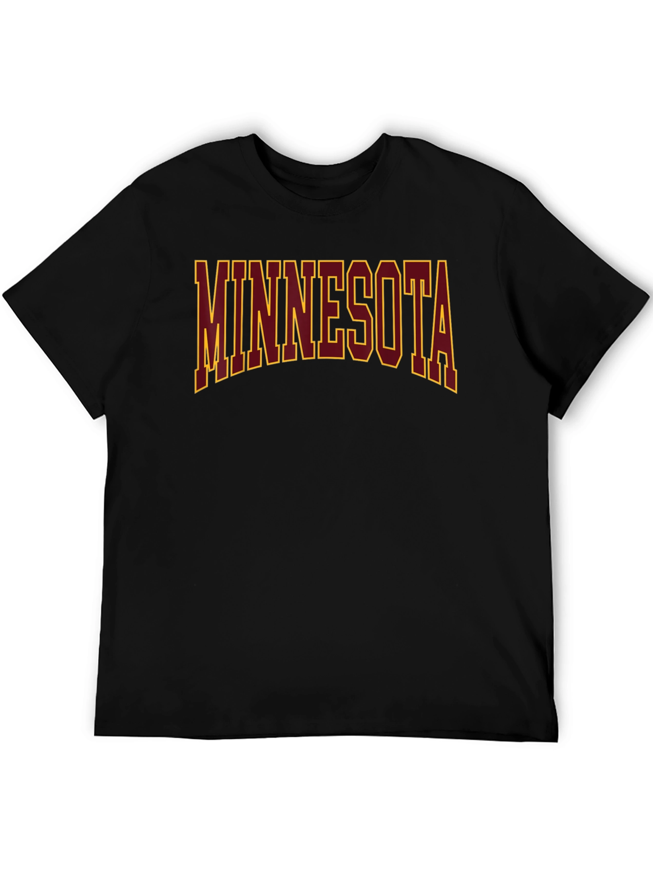 Minnesota T-Shirt Black Graphic Tee