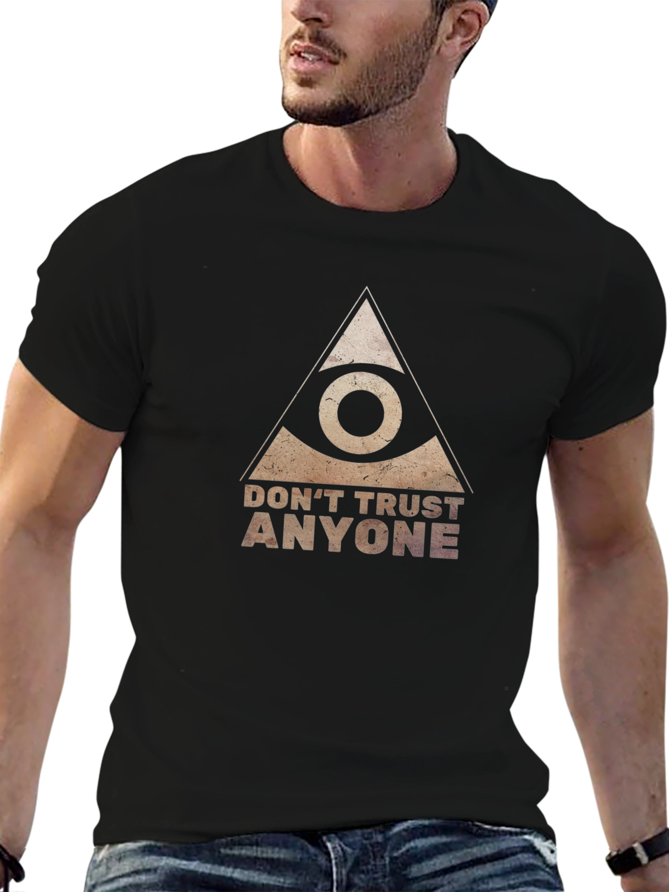 Dont Trust Anyone Black T-Shirt