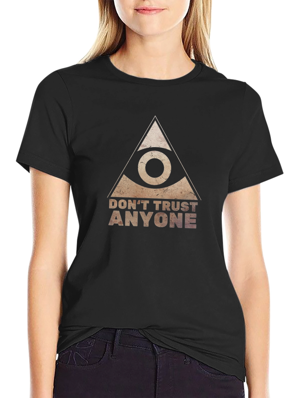 Dont Trust Anyone Black T-Shirt