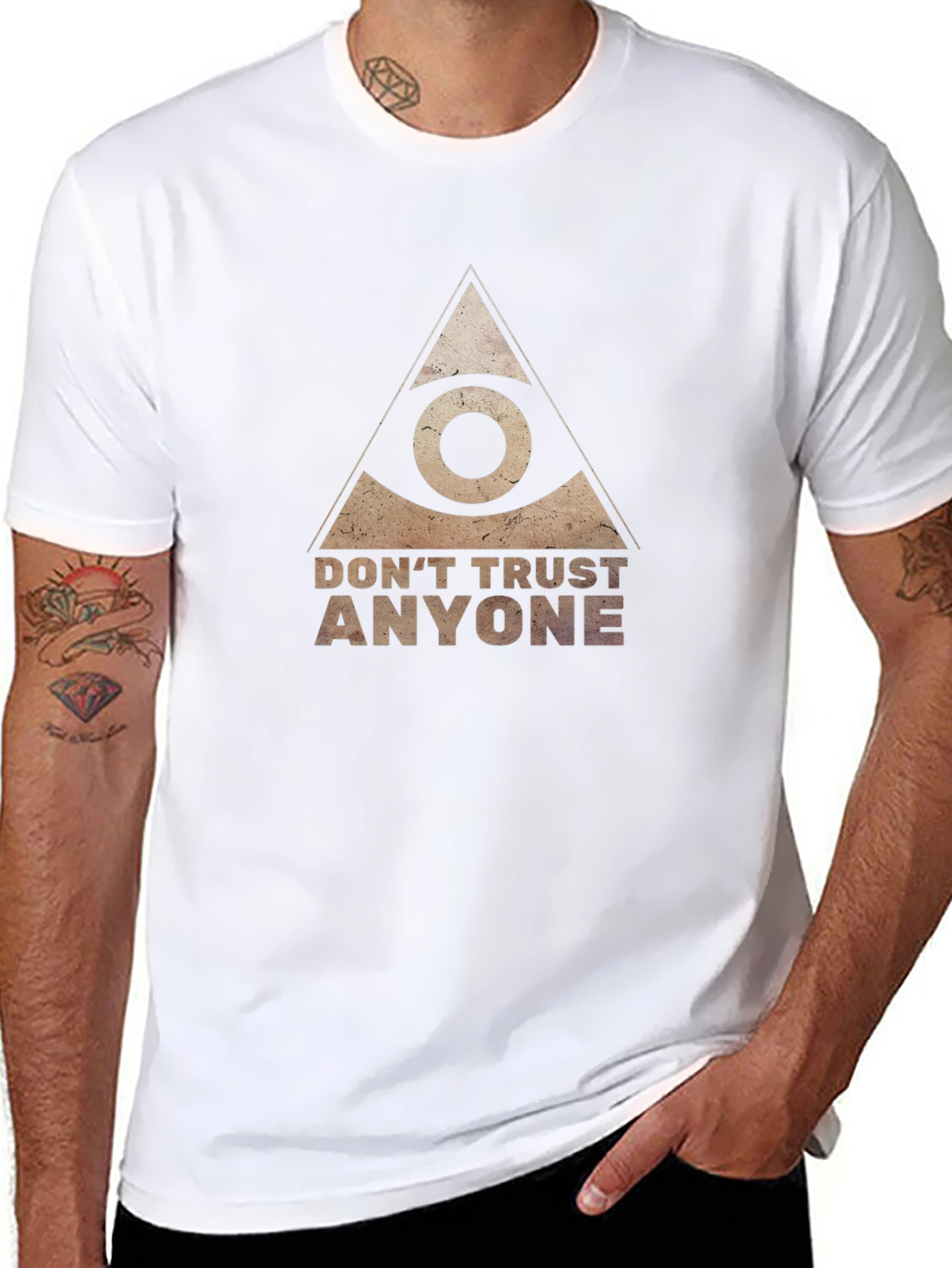 Dont Trust Anyone Black T-Shirt