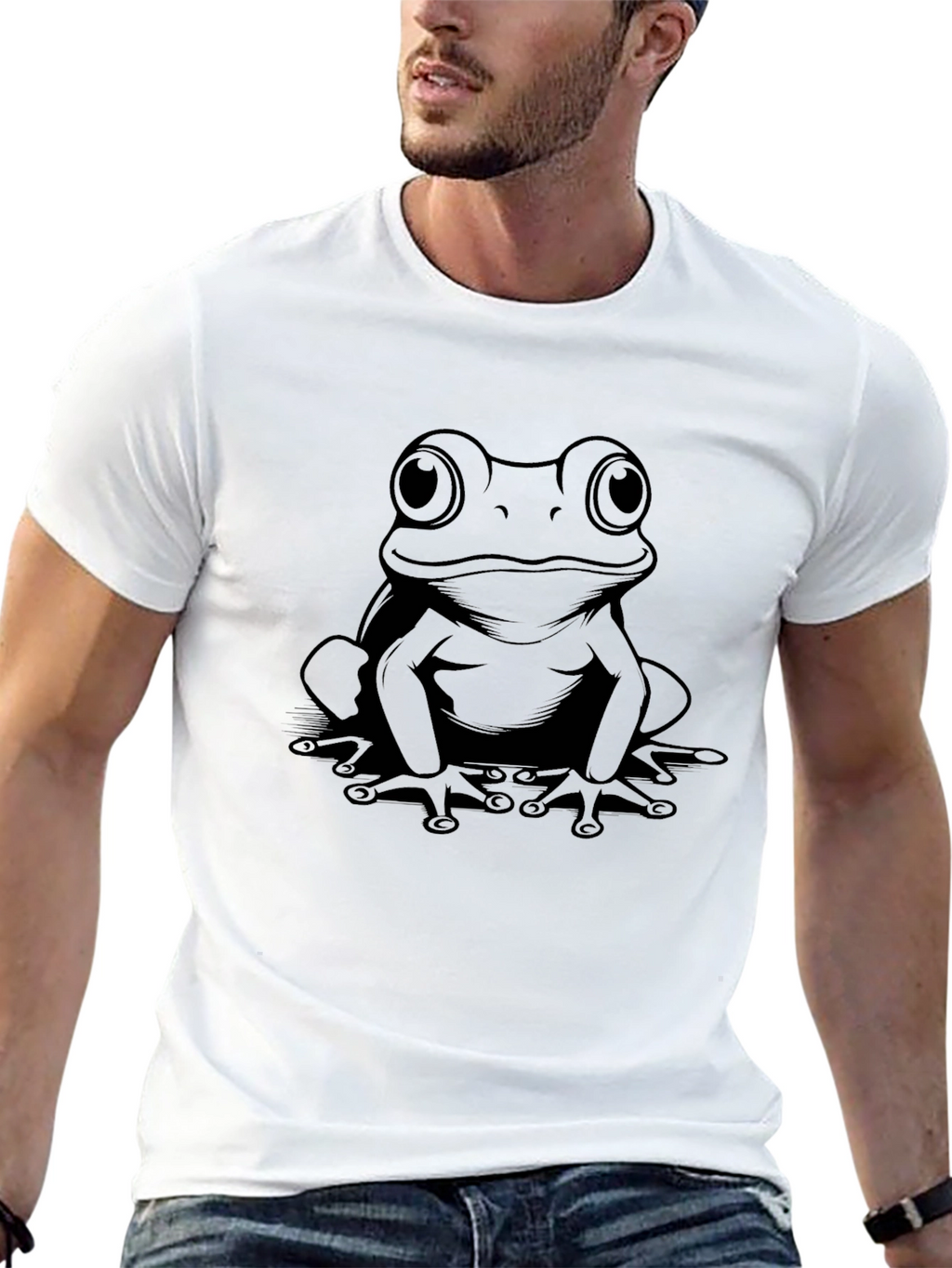 Cool Frog Graphic Tee - Soft Cotton