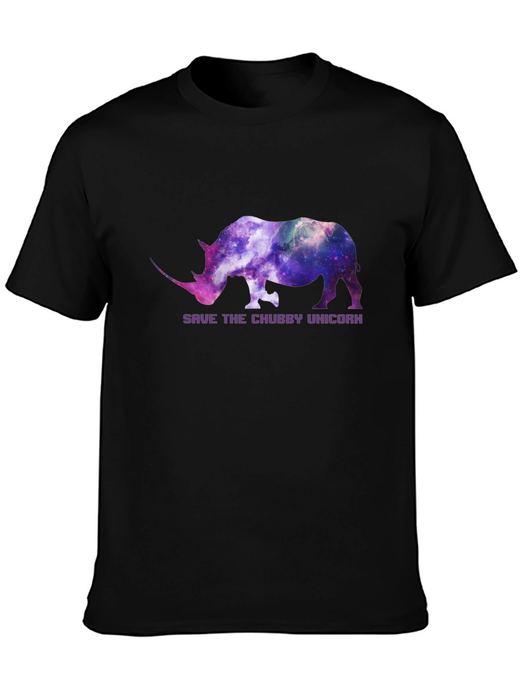 Save the Chubby Unicorn Graphic T-Shirt