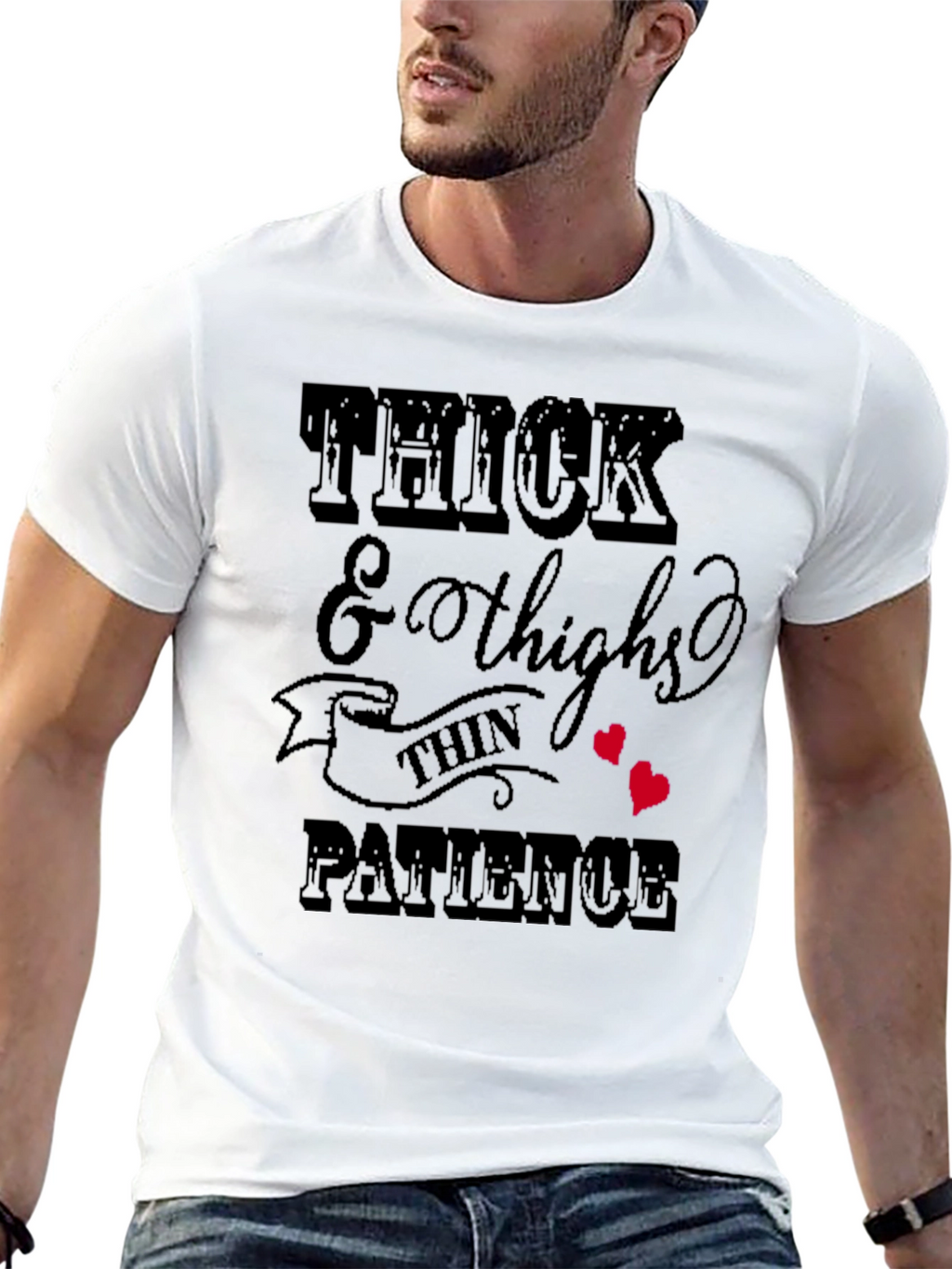 Thick Thighs & Patience Graphic T-Shirt