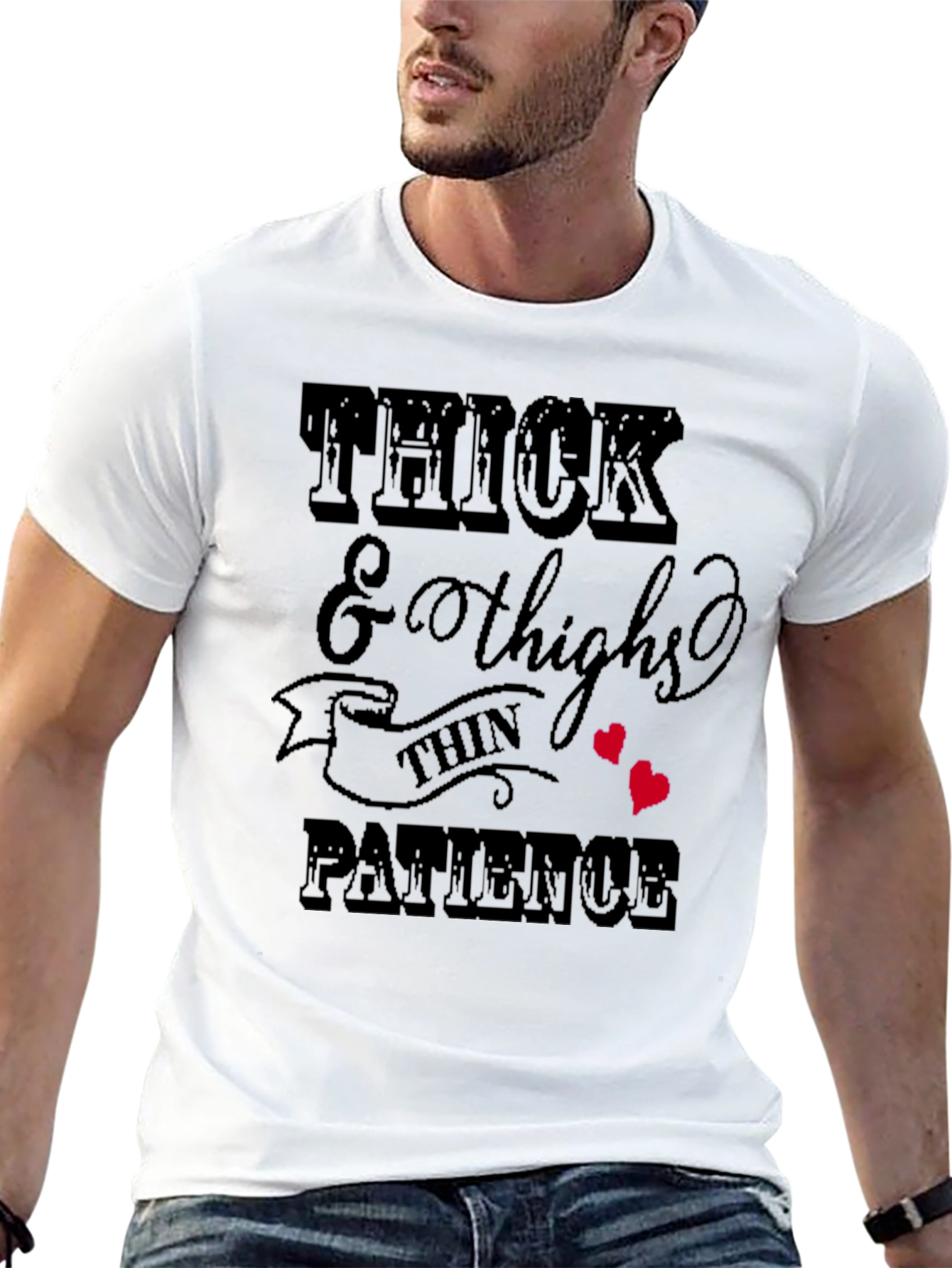 Thick Thighs & Patience Graphic T-Shirt