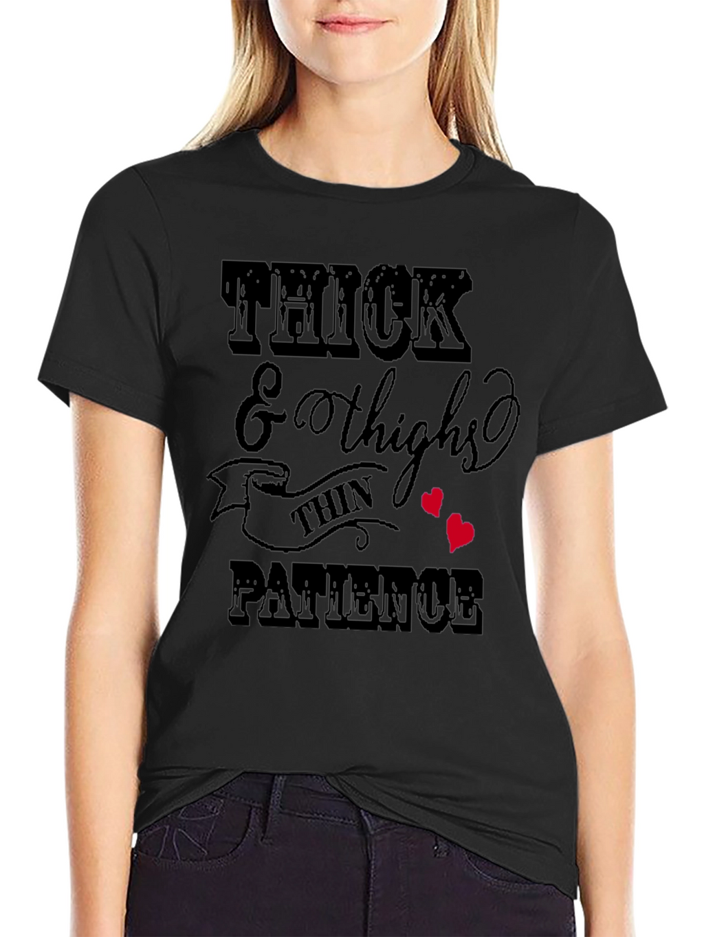 Thick Thighs & Patience Graphic T-Shirt