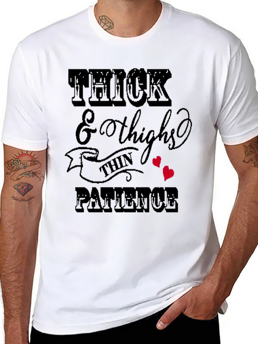 Thick Thighs & Patience Graphic T-Shirt