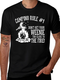 Camping Rule #1 Funny T-Shirt