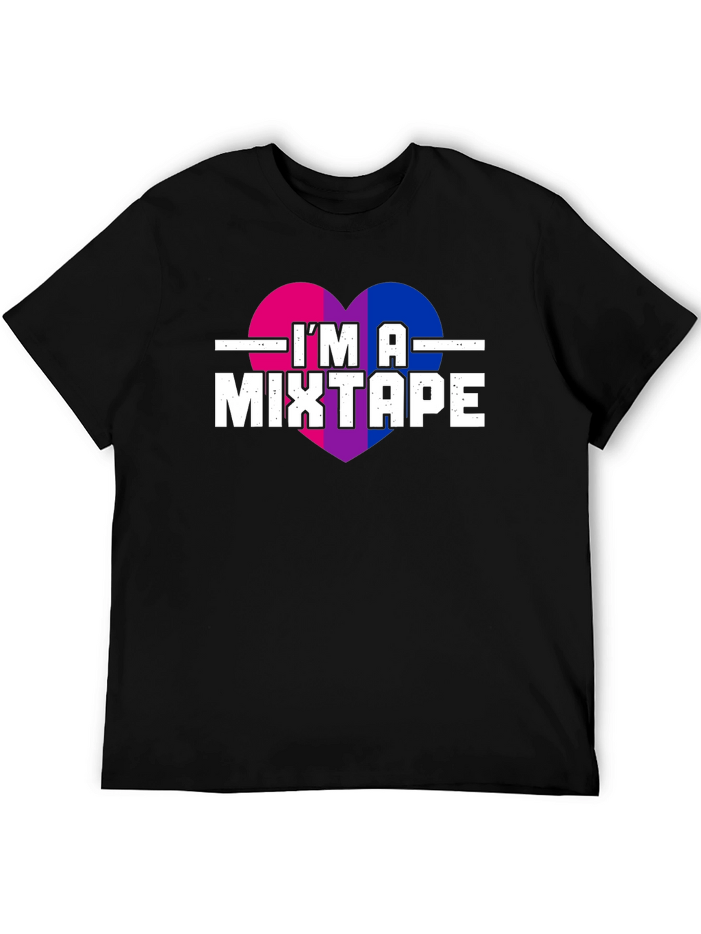 Bisexual Pride Mixtape Graphic T-Shirt