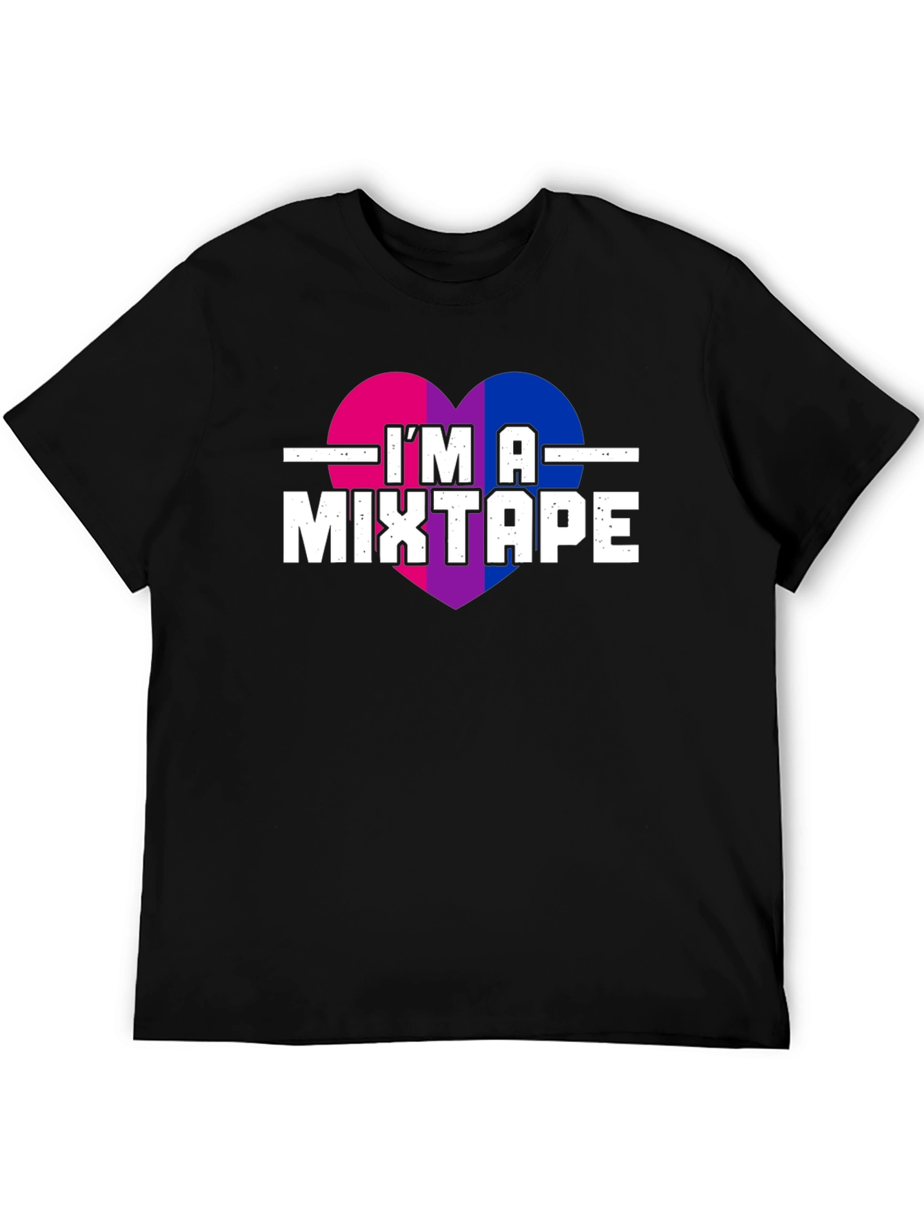 Bisexual Pride Mixtape Graphic T-Shirt