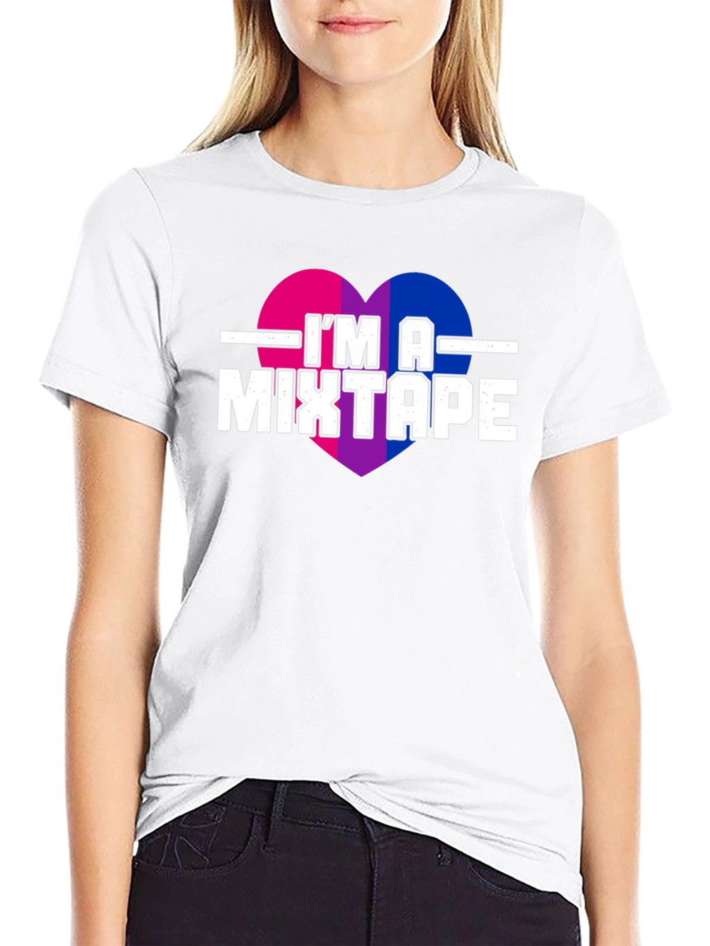 Bisexual Pride Mixtape Graphic T-Shirt