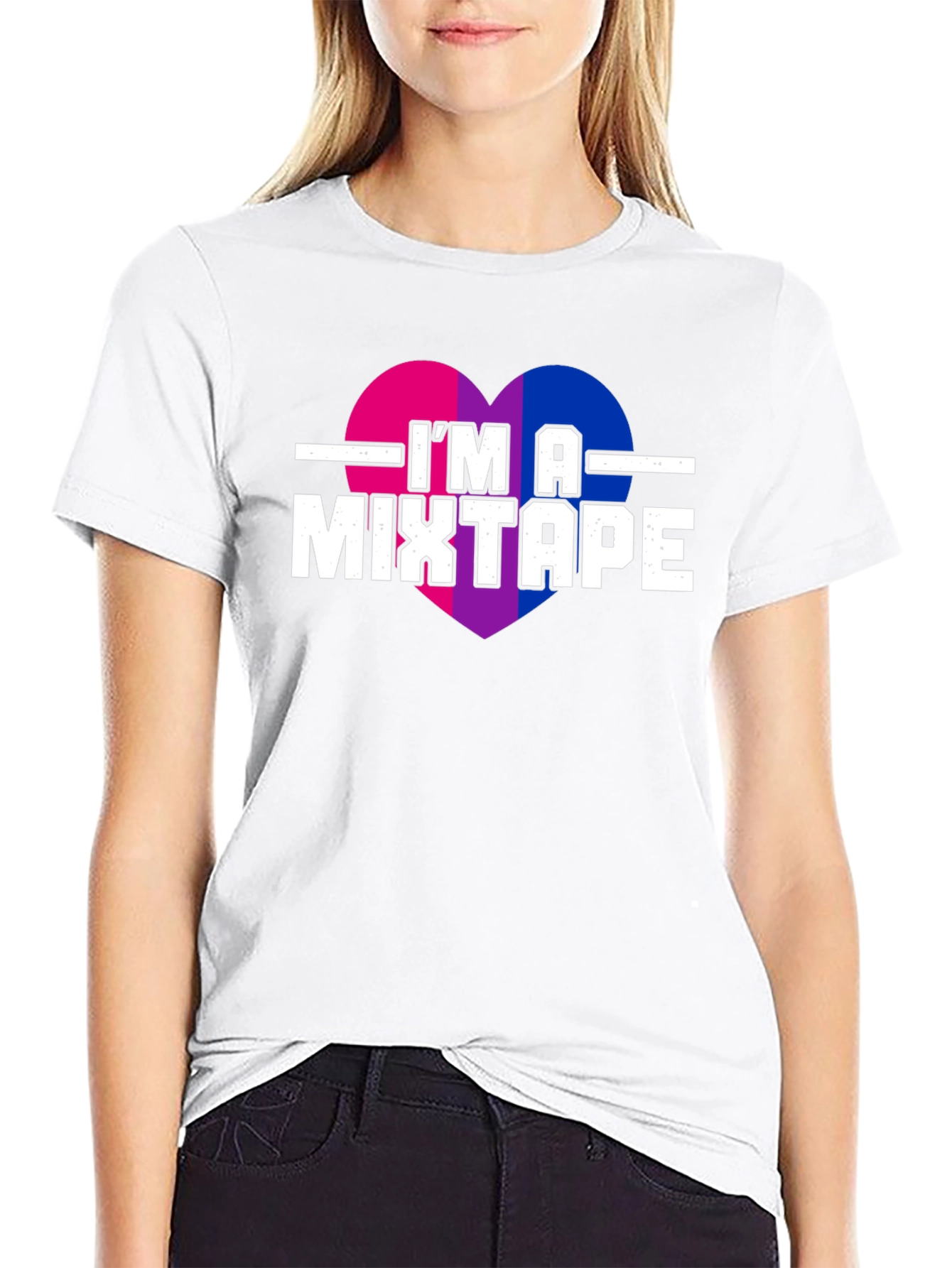Bisexual Pride Mixtape Graphic T-Shirt
