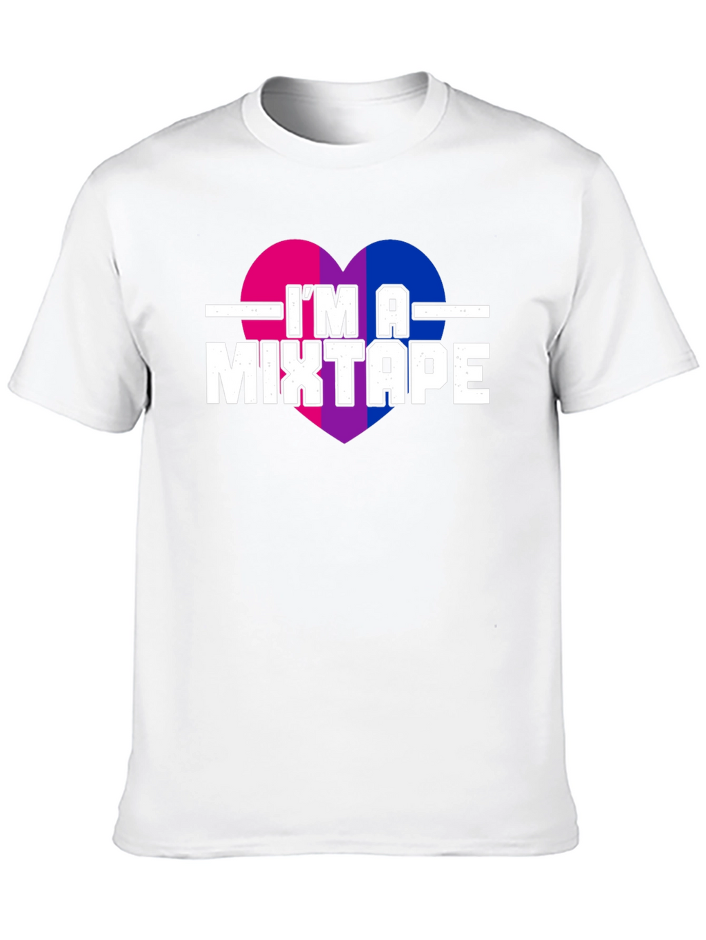 Bisexual Pride Mixtape Graphic T-Shirt