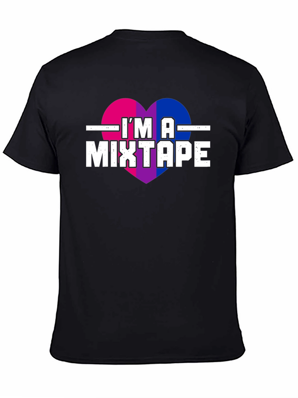 Bisexual Pride Mixtape Graphic T-Shirt