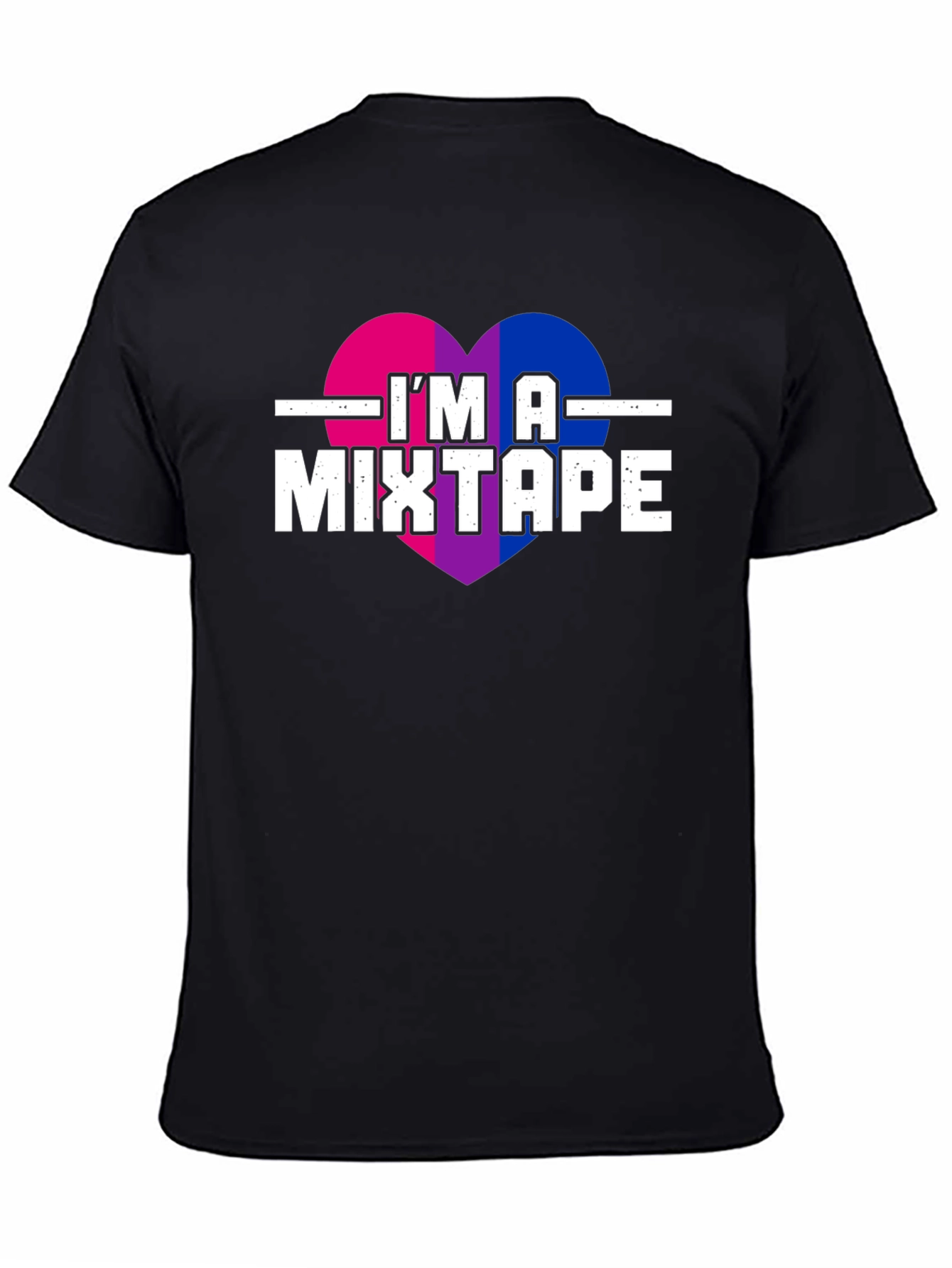 Bisexual Pride Mixtape Graphic T-Shirt