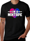 Bisexual Pride Mixtape Graphic T-Shirt