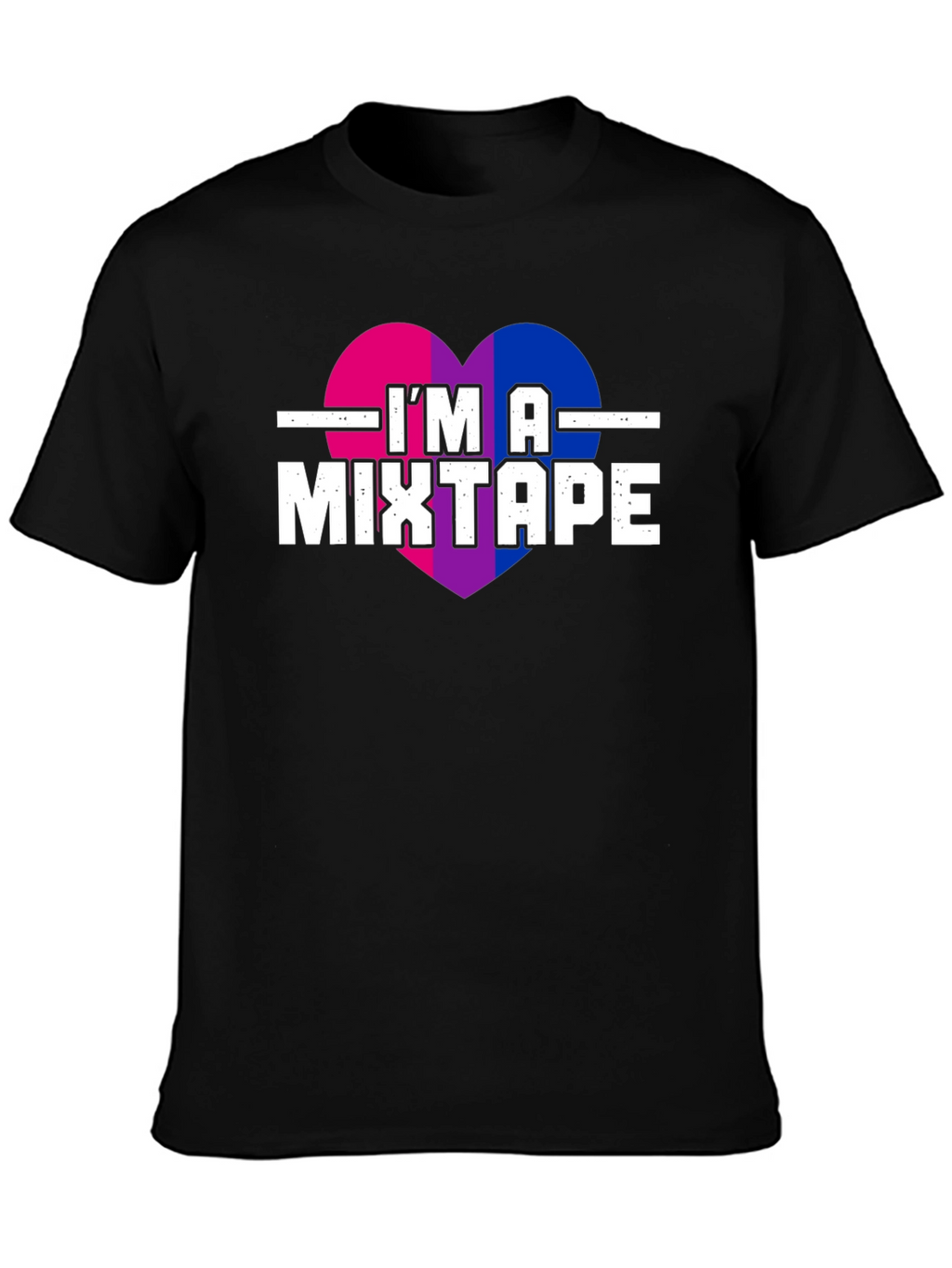 Bisexual Pride Mixtape Graphic T-Shirt