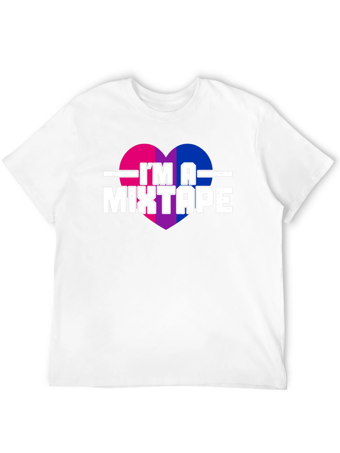 Bisexual Pride Mixtape Graphic T-Shirt