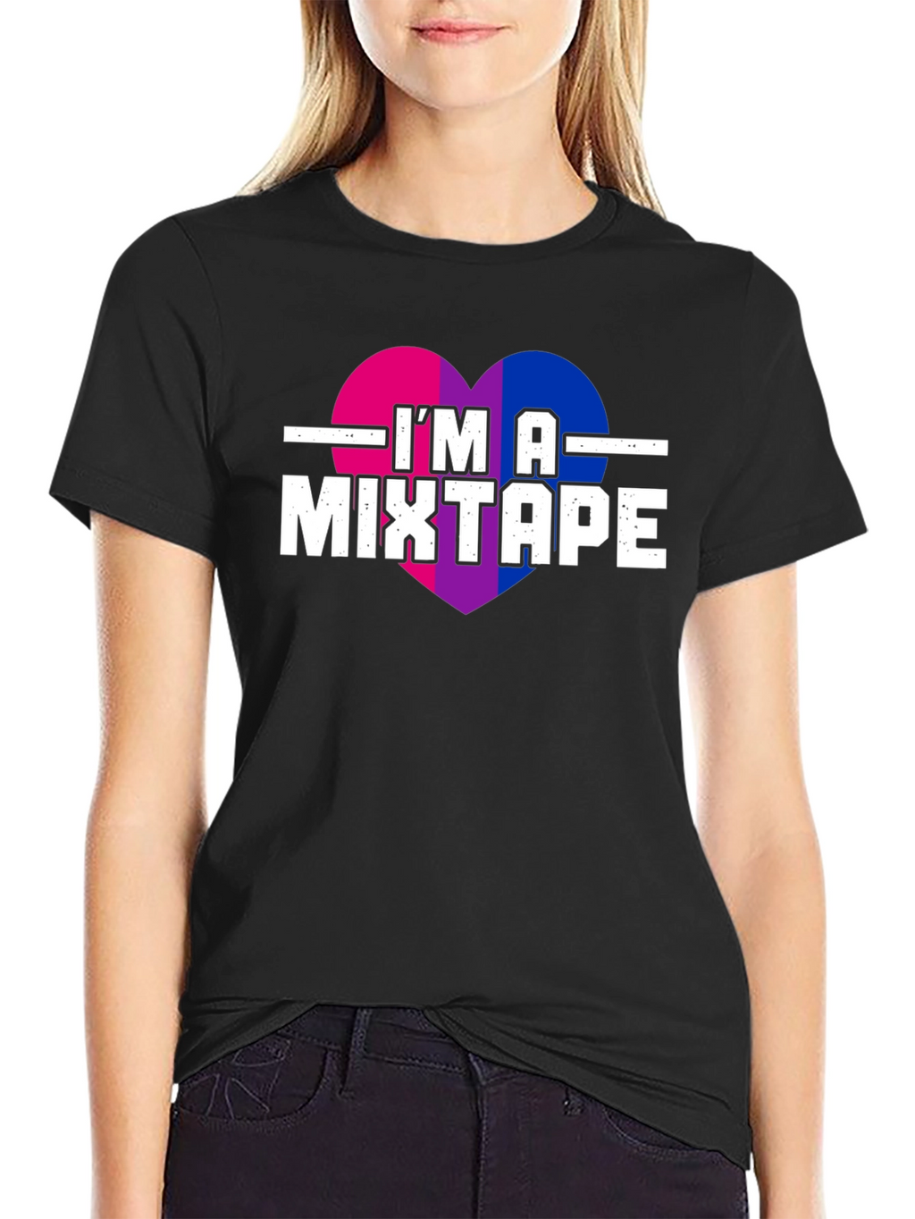 Bisexual Pride Mixtape Graphic T-Shirt