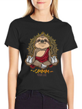 Meditating Sloth T-Shirt - OMMM Your Life Tee