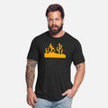 Cacti Desert Man Running Fast Funny Running Funny