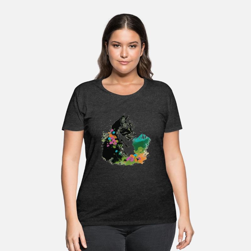 Cat And Spring Flowers