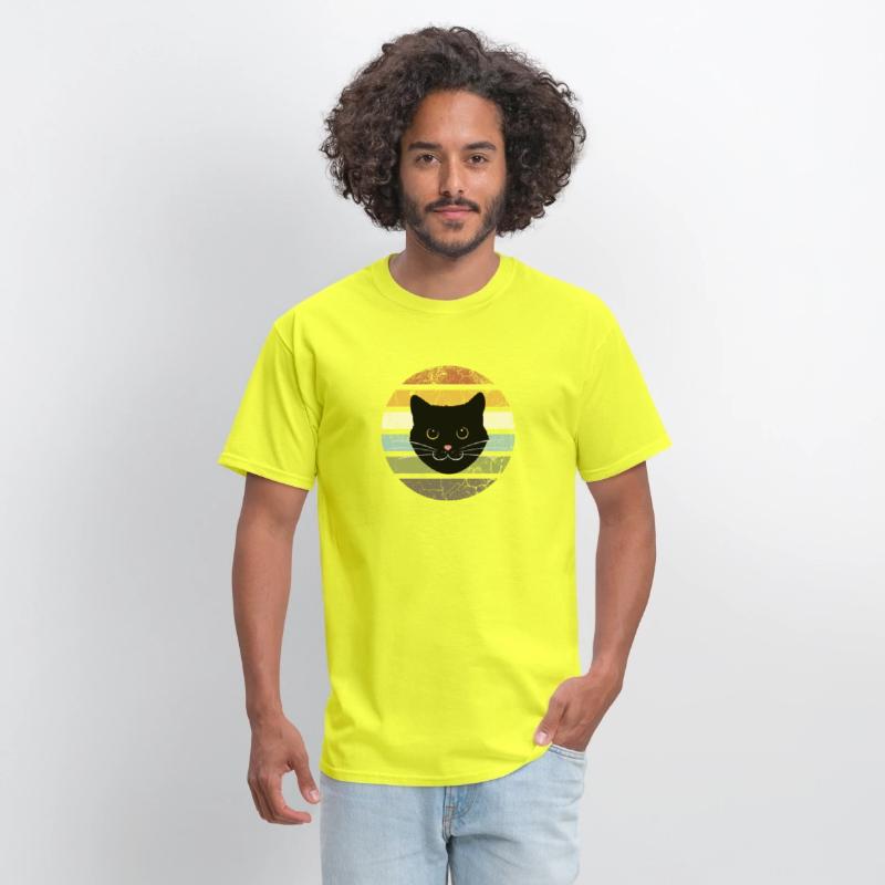 Cat Retro Throwback T-shirt