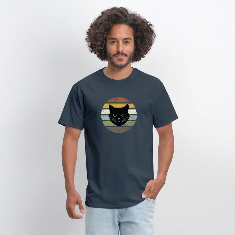 Cat Retro Throwback T-shirt