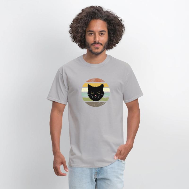 Cat Retro Throwback T-shirt