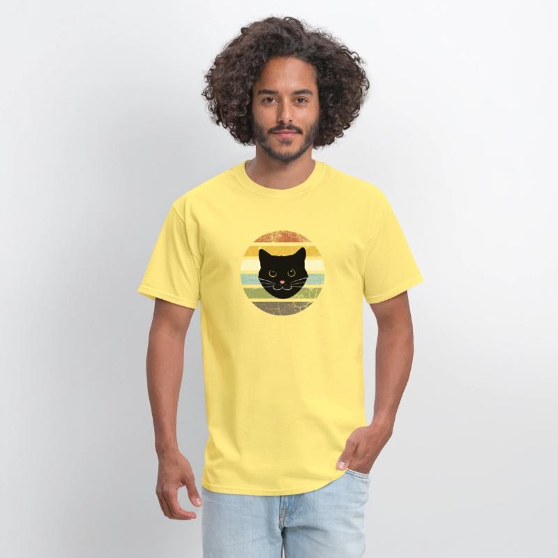 Cat Retro Throwback T-shirt